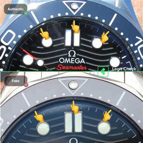 omega seamaster professional fake vs real